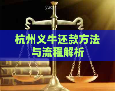 杭州义牛还款方法与流程解析