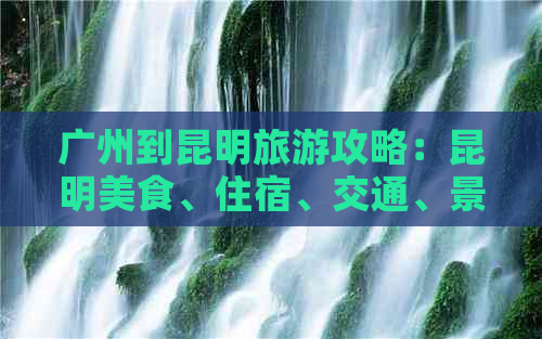 广州到昆明旅游攻略：昆明美食、住宿、交通、景点推荐及行程规划