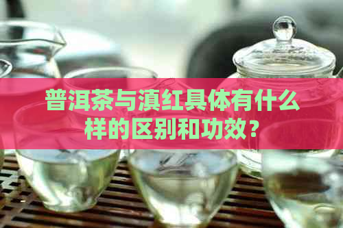 普洱茶与滇红具体有什么样的区别和功效？