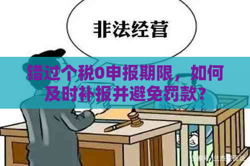 错过个税0申报期限，如何及时补报并避免罚款？