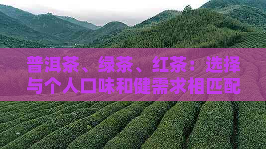 普洱茶、绿茶、红茶：选择与个人口味和健需求相匹配的茶叶