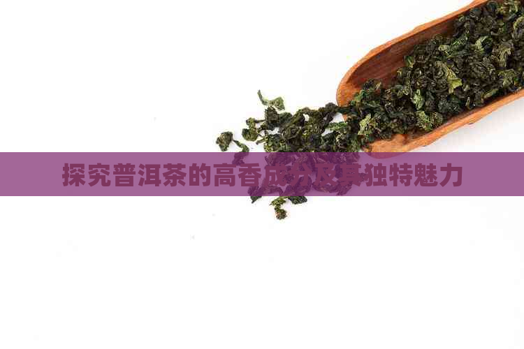 探究普洱茶的高香成分及其独特魅力