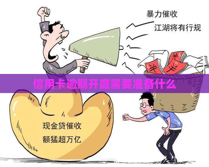 信用卡逾期开庭需要准备什么