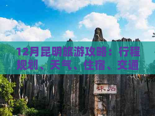 12月昆明旅游攻略：行程规划、天气、住宿、交通和必游景点全解析