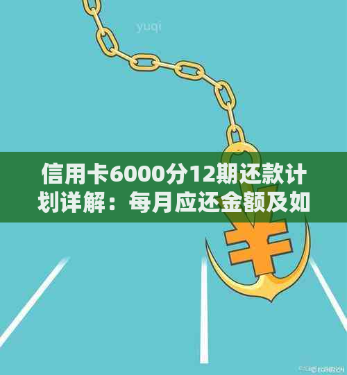 信用卡6000分12期还款计划详解：每月应还金额及如何计算