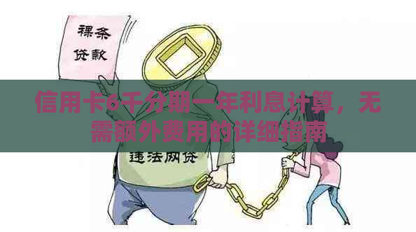 信用卡6千分期一年利息计算，无需额外费用的详细指南