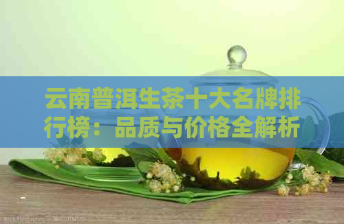 云南普洱生茶十大名牌排行榜：品质与价格全解析，助您轻松选购顶级好茶