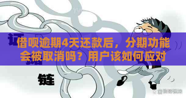 借呗逾期4天还款后，分期功能会被取消吗？用户该如何应对？