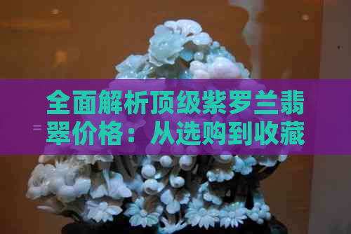 全面解析顶级紫罗兰翡翠价格：从选购到收藏的完整指南