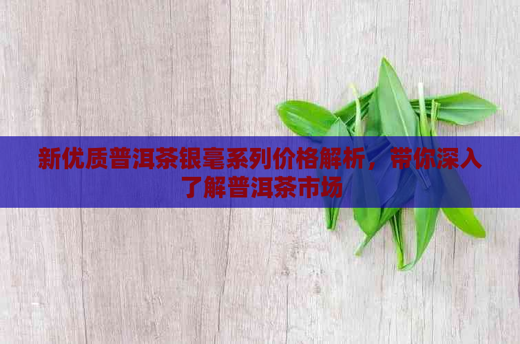 新优质普洱茶银毫系列价格解析，带你深入了解普洱茶市场