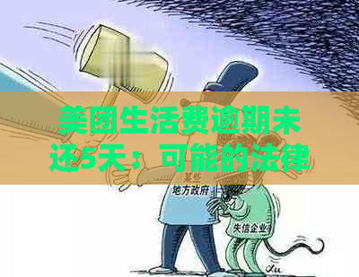 美团生活费逾期未还5天：可能的法律后果与解决方案