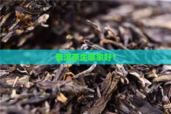 普洱茶生哪家好？