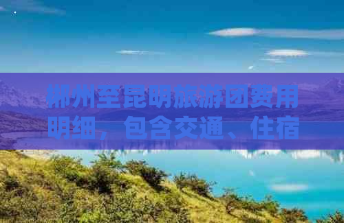 郴州至昆明旅游团费用明细，包含交通、住宿和景点门票等项目