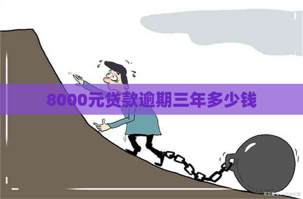 8000元贷款逾期三年多少钱