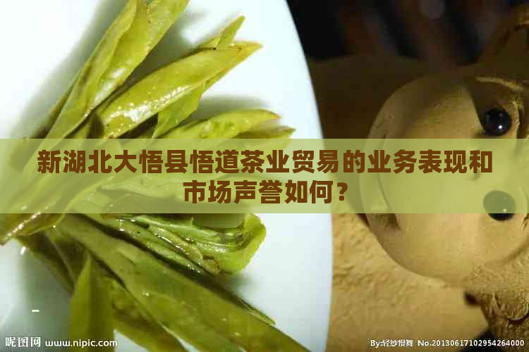 新湖北大悟县悟道茶业贸易的业务表现和市场声誉如何？