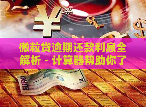 微粒贷逾期还款利息全解析 - 计算器帮助你了解应还金额