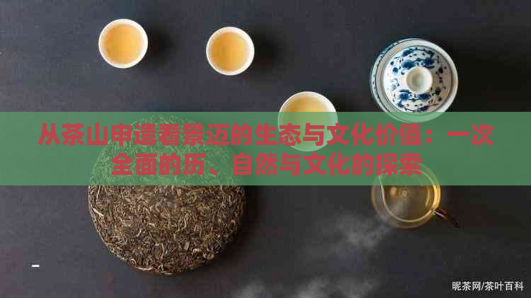 从茶山申遗看景迈的生态与文化价值：一次全面的历、自然与文化的探索