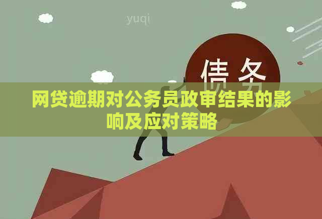 网贷逾期对公务员政审结果的影响及应对策略