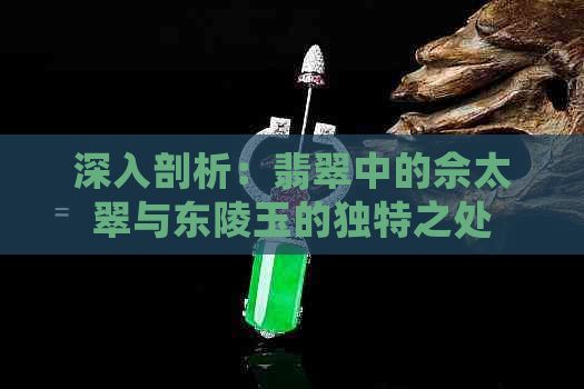 深入剖析：翡翠中的佘太翠与东陵玉的独特之处