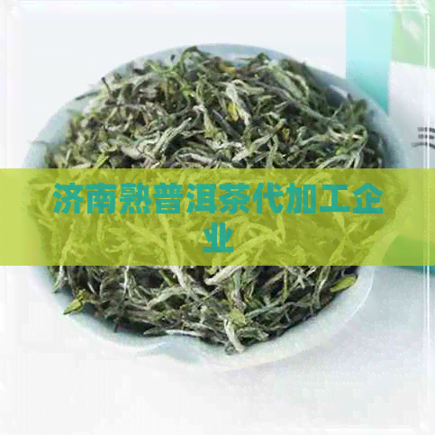 济南熟普洱茶代加工企业