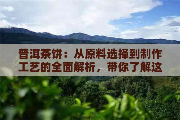 普洱茶饼：从原料选择到制作工艺的全面解析，带你了解这一经典茶叶的魅力