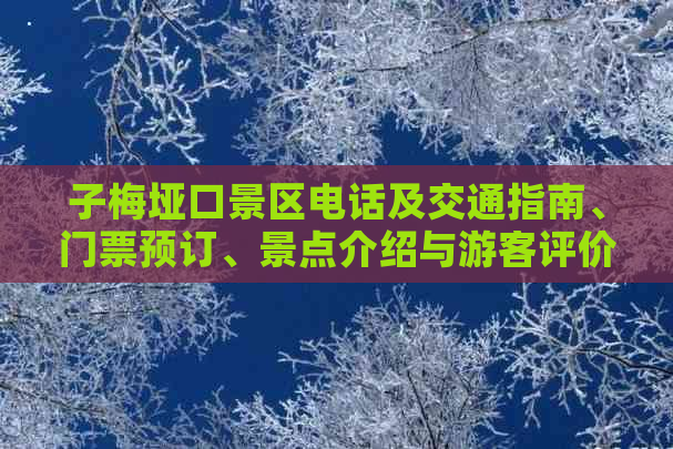 子梅垭口景区电话及交通指南、门票预订、景点介绍与游客评价