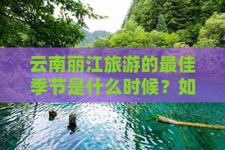 云南丽江旅游的更佳季节是什么时候？如何安排行程以充分欣赏当地的美景？