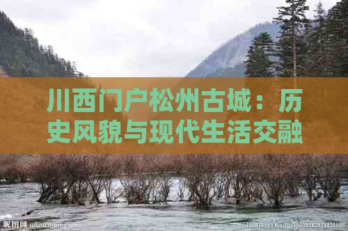 川西门户松州古城：历史风貌与现代生活交融的旅游胜地