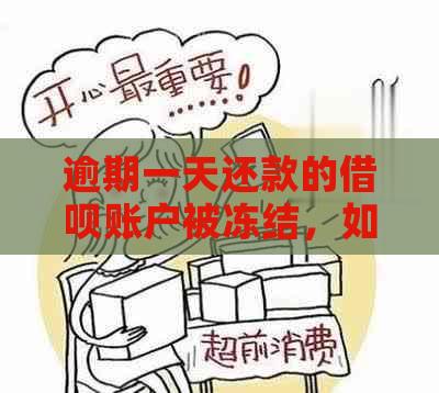 逾期一天还款的借呗账户被冻结，如何解冻并恢复借款资格？