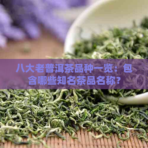 八大老普洱茶品种一览：包含哪些知名茶品名称？