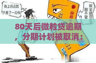 80天后微粒贷逾期，分期计划被取消：你将面临哪些后果？