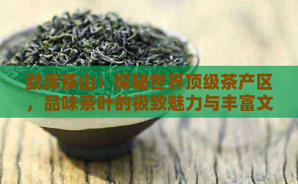 勐库茶山：探秘世界顶级茶产区，品味茶叶的极致魅力与丰富文化