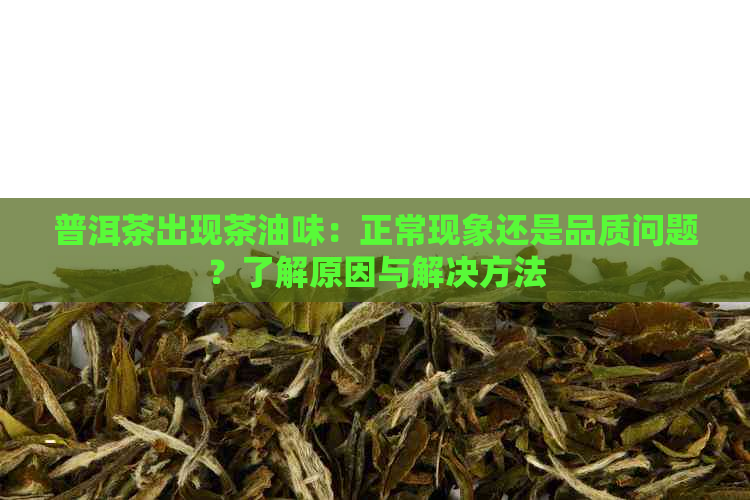 普洱茶出现茶油味：正常现象还是品质问题？了解原因与解决方法