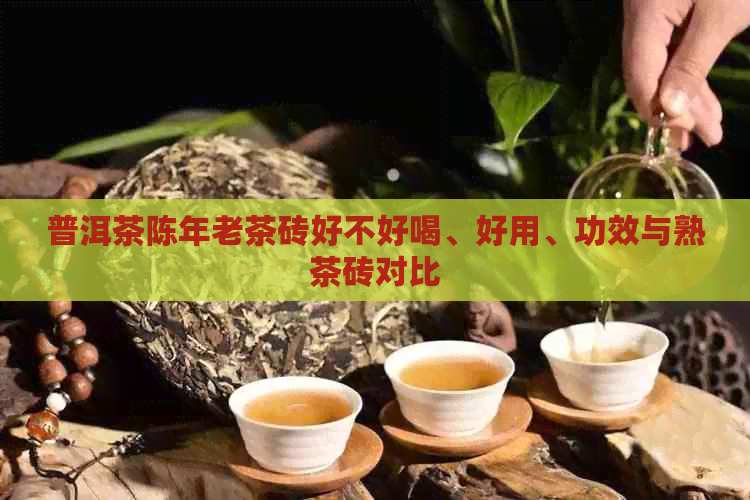 普洱茶陈年老茶砖好不好喝、好用、功效与熟茶砖对比