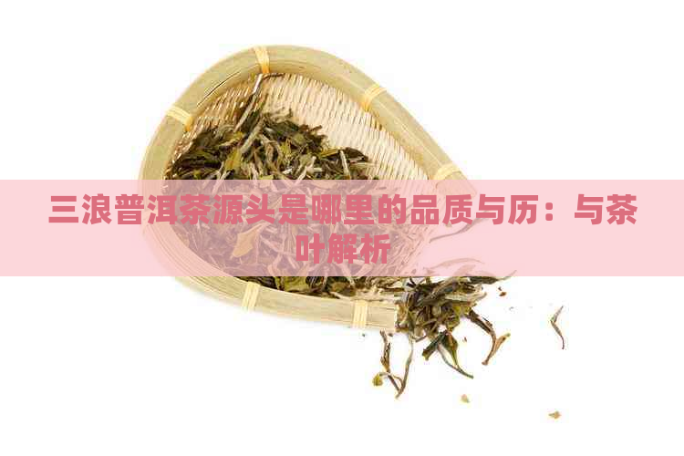 三浪普洱茶源头是哪里的品质与历：与茶叶解析