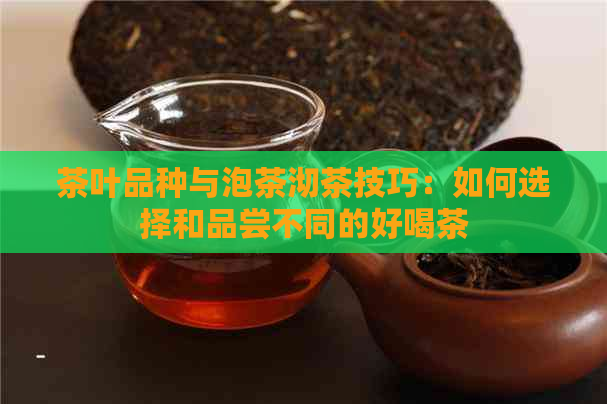 茶叶品种与泡茶沏茶技巧：如何选择和品尝不同的好喝茶