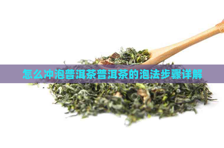 怎么冲泡普洱茶普洱茶的泡法步骤详解