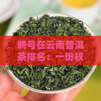 聘号在云南普洱茶排名：一份权威指南