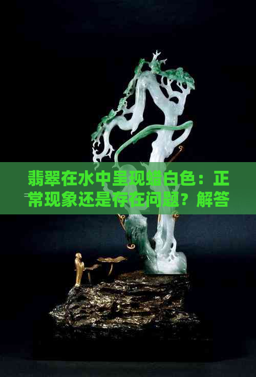 翡翠在水中呈现蜡白色：正常现象还是存在问题？解答您的疑虑