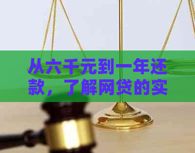 从六千元到一年还款，了解网贷的实际利息及还款详情