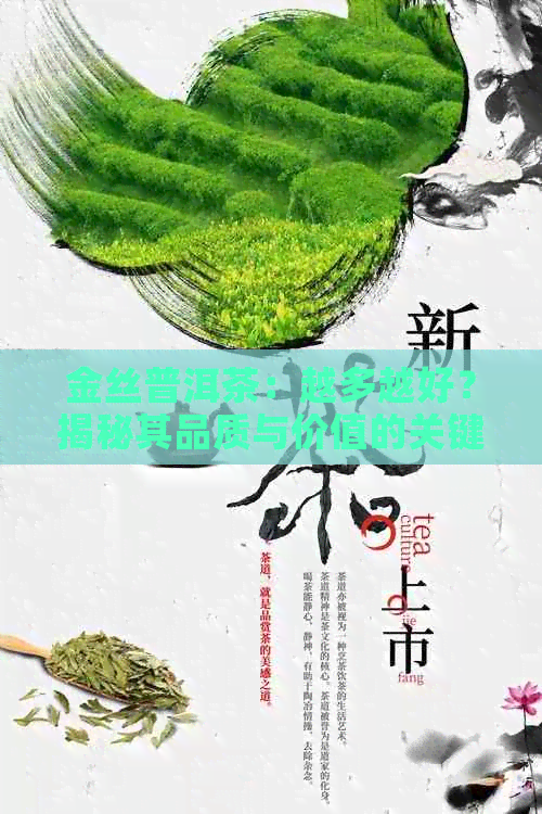 金丝普洱茶：越多越好？揭秘其品质与价值的关键因素