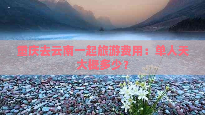 重庆去云南一起旅游费用：单人天大概多少？