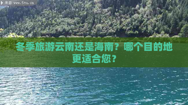 冬季旅游云南还是海南？哪个目的地更适合您？