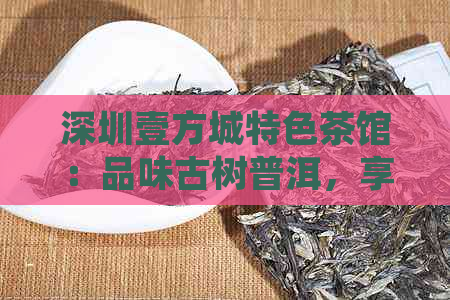 深圳壹方城特色茶馆：品味古树普洱，享受悠闲时光