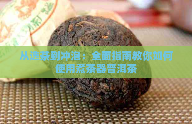 从选茶到冲泡：全面指南教你如何使用煮茶器普洱茶