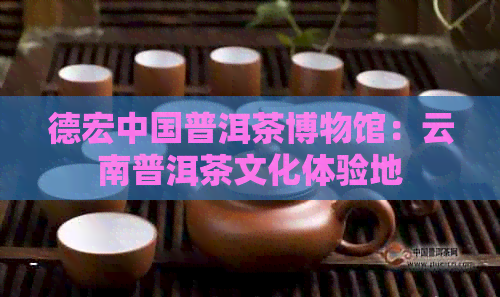 德宏中国普洱茶博物馆：云南普洱茶文化体验地