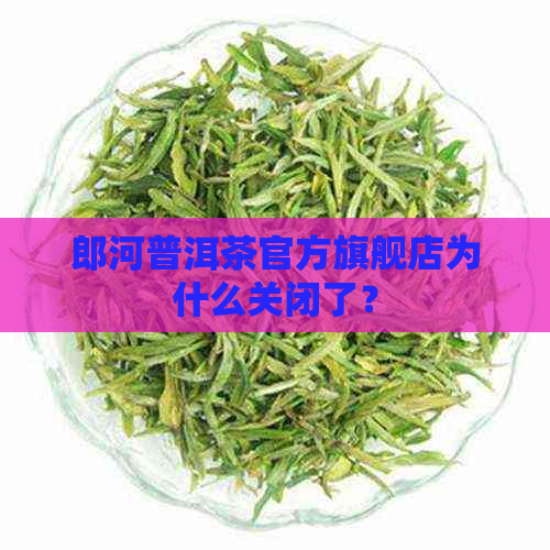 郎河普洱茶官方旗舰店为什么关闭了？