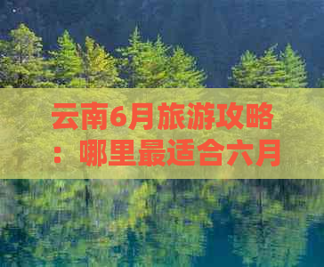 云南6月旅游攻略：哪里最适合六月份的旅行？