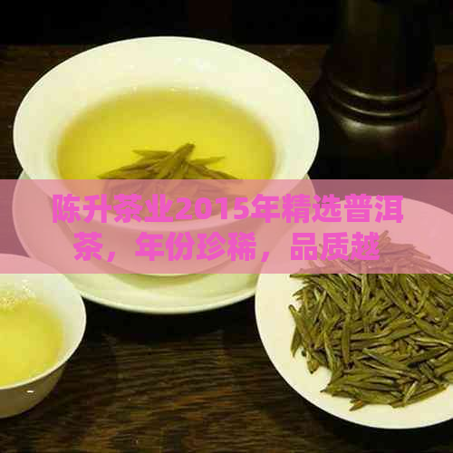 陈升茶业2015年精选普洱茶，年份珍稀，品质越