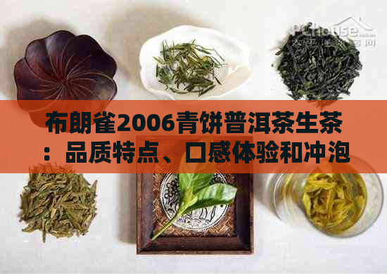 布朗雀2006青饼普洱茶生茶：品质特点、口感体验和冲泡方法全面解析